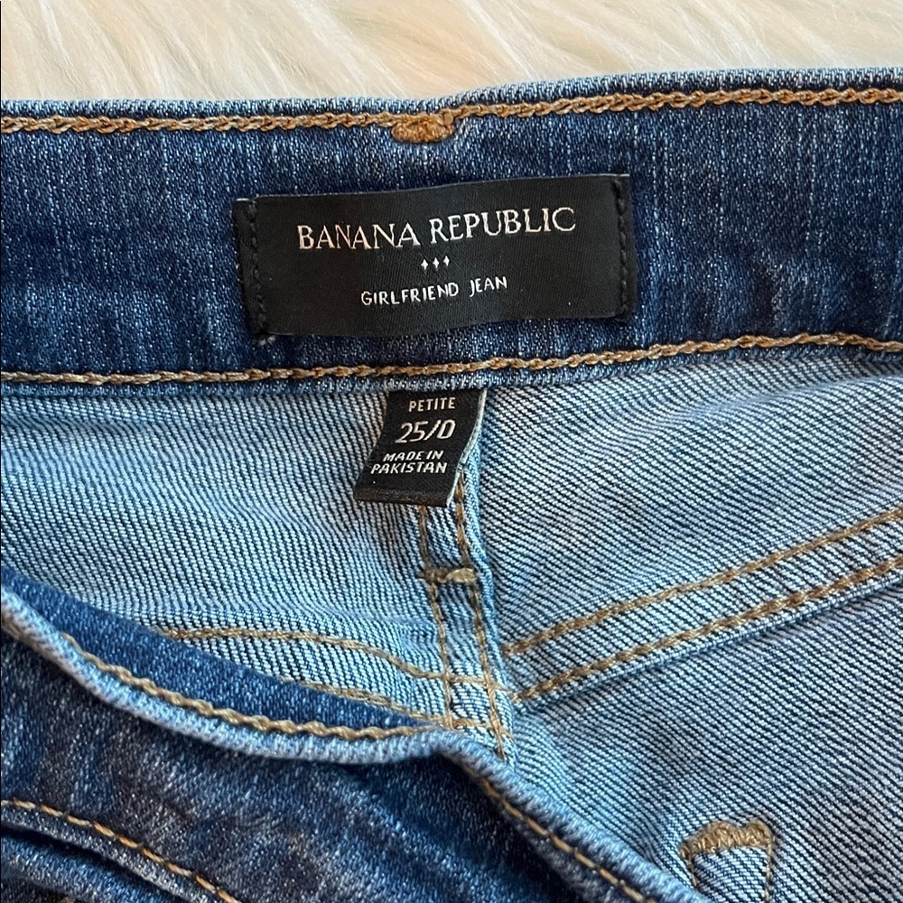 Banana Republic Girlfriend Jeans Petite 25/0 - Picture 7 of 12